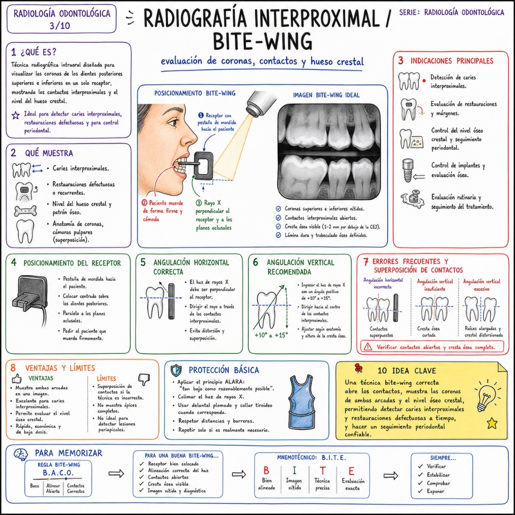 Radiografía Oclusal e Interproximal / Bite-Wing