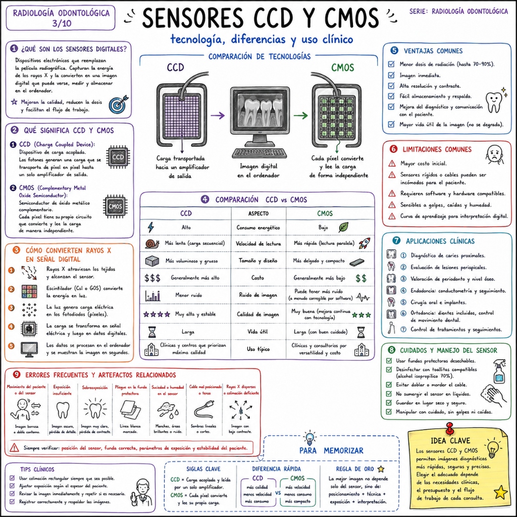 Sensores CCD y CMOS