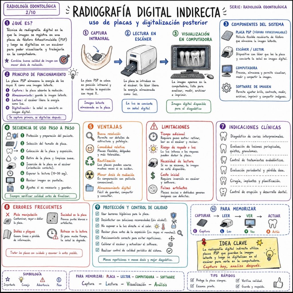 Radiografía Digital Indirecta