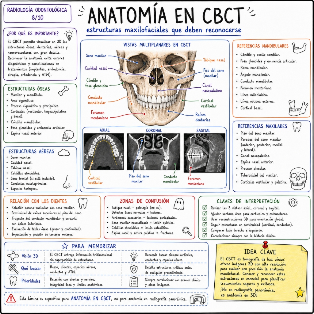 Anatomía en CBCT